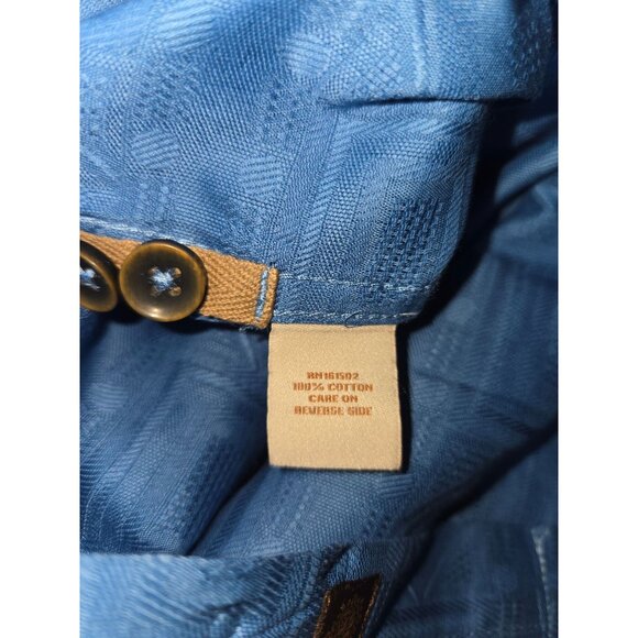 The Territory Ahead Men's Blue Short Sleeve Shirt Large - Picture 6 of 7